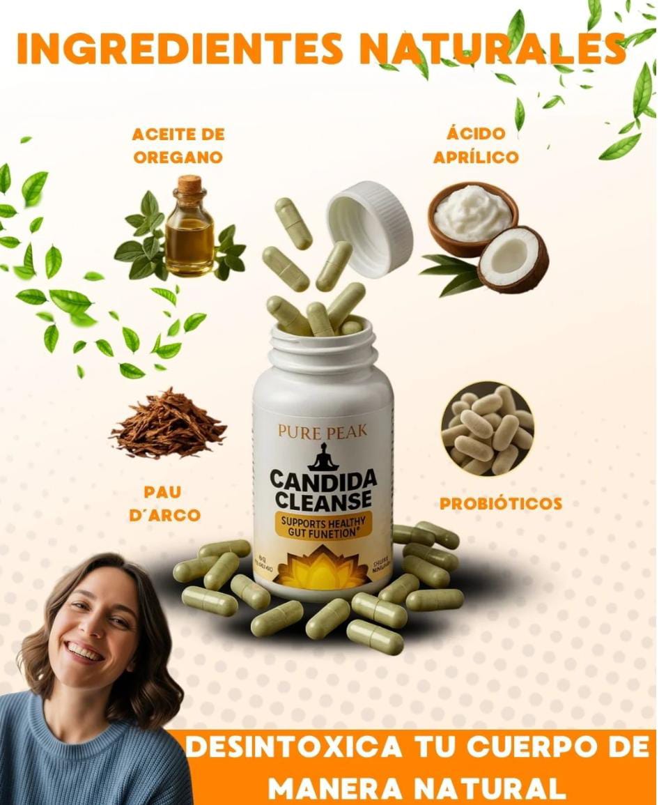 CANDIDA CLEANSE PREMIUM (con registro sanitario)